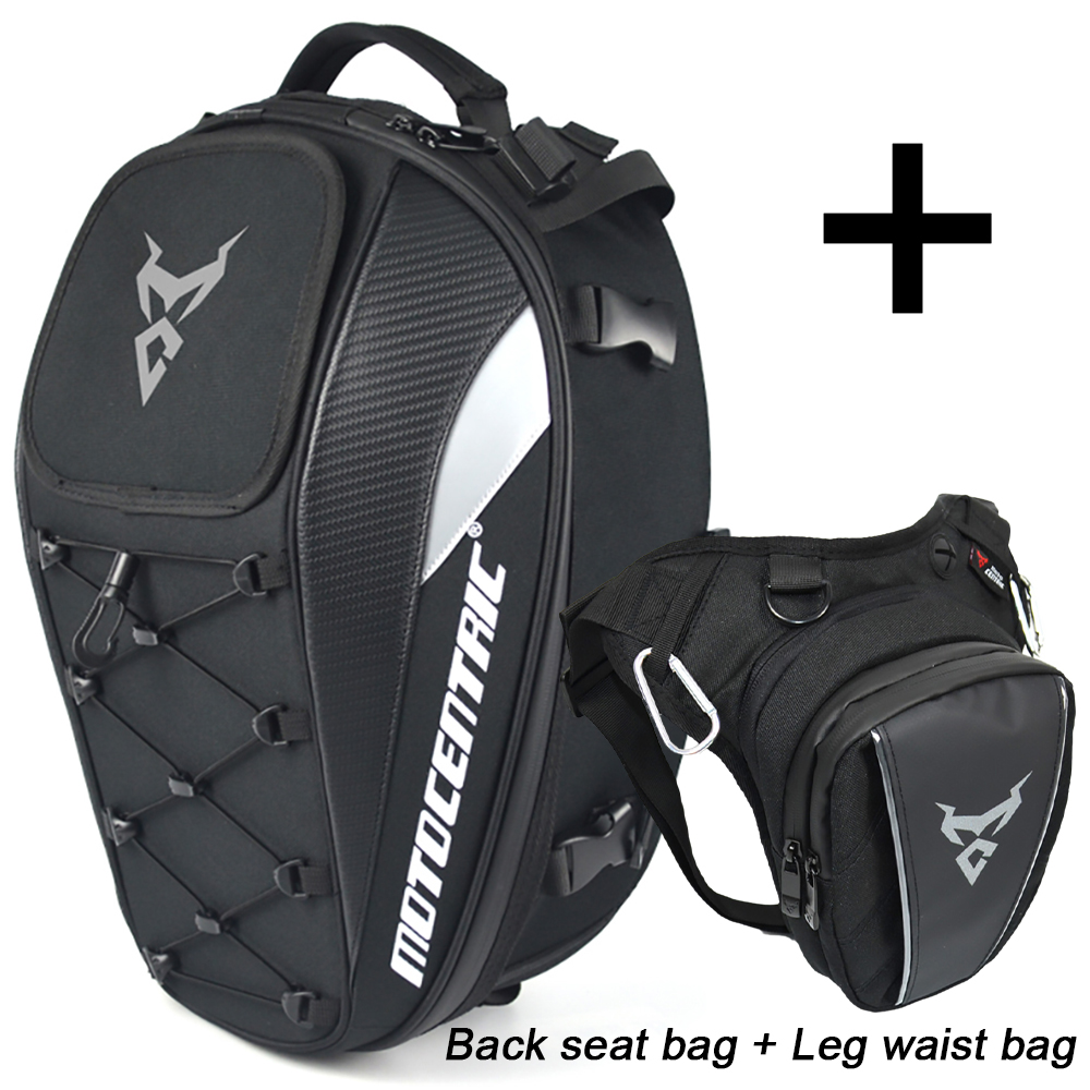 Motorcycle Gear Backpack - Borsa posteriore moto impermeabile motocentrica borsa