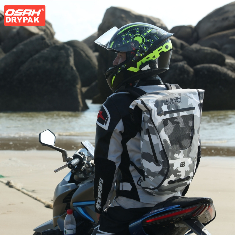 OSAH Borsa da moto grigia Zain - Motorcycle Gear Backpack recensione e prezzo